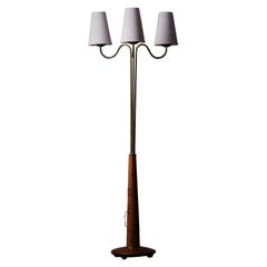 Floor lamp by unknown designer, Sweden, 1940s