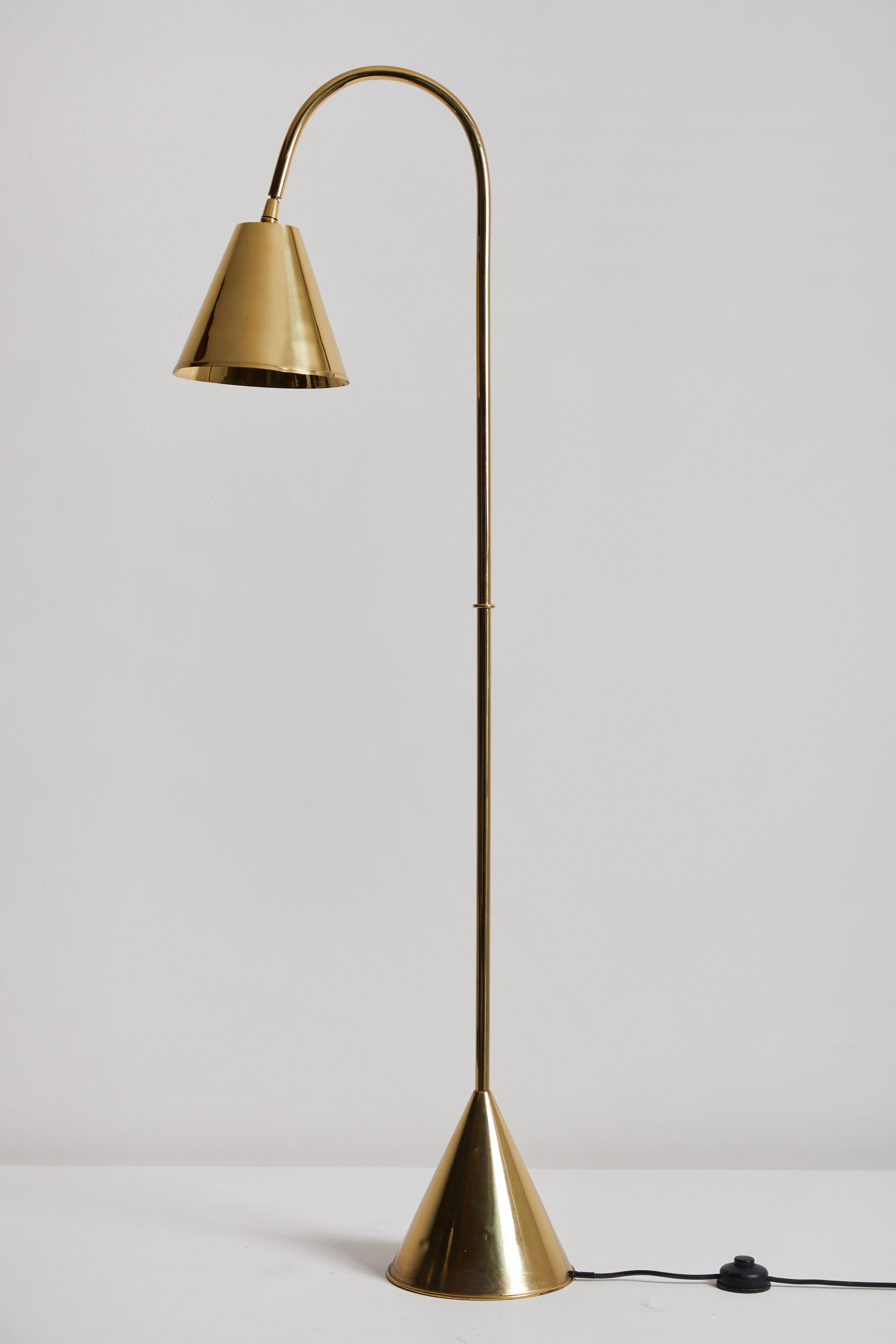 Brass Floor Lamp by Valenti