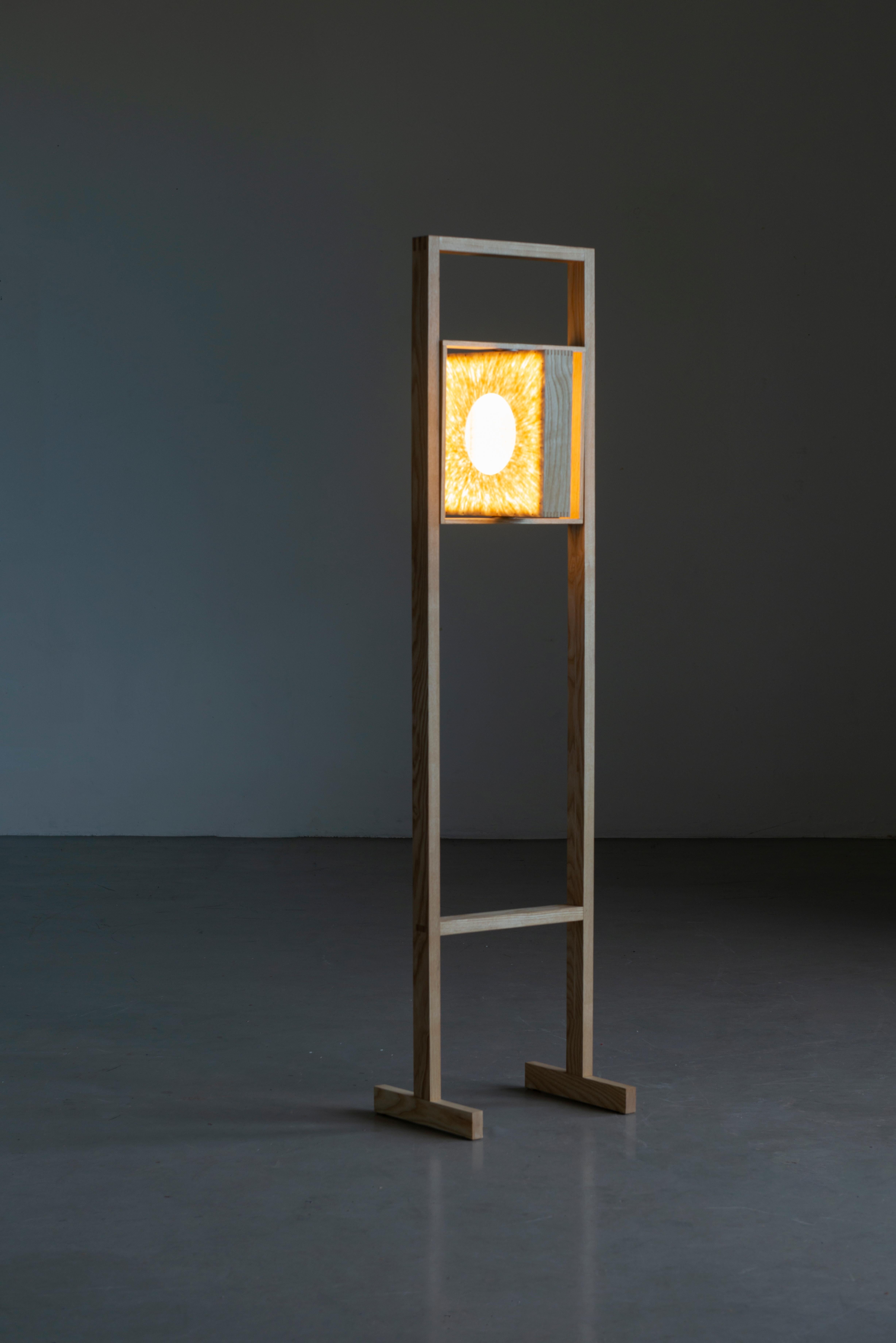 Contemporary Floor Lamp by Vlasta Kubušová For Sale
