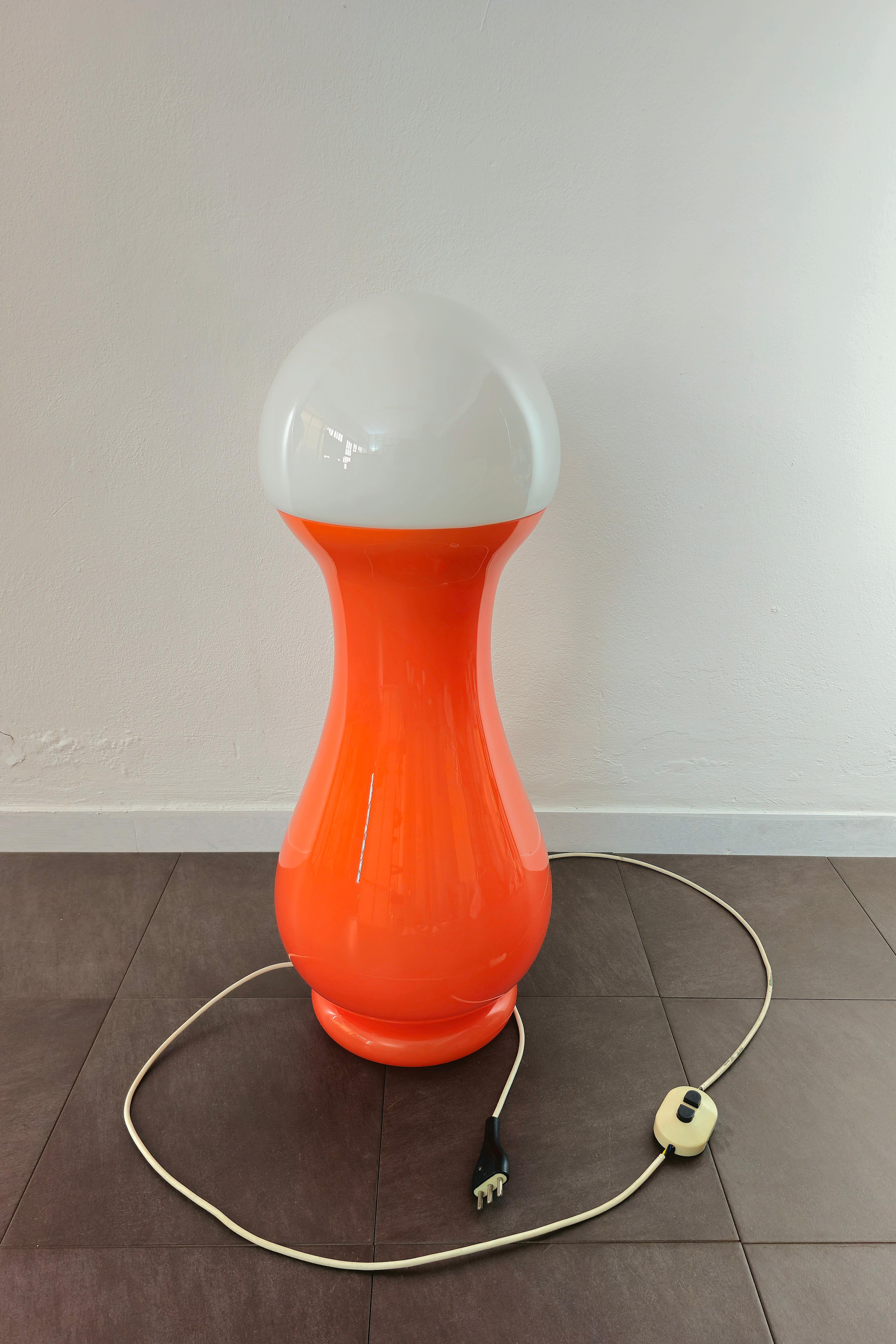 Floor Lamp Carlo Nason for Mazzega Murano Glass Midcentury Modern Italy 1970s 3