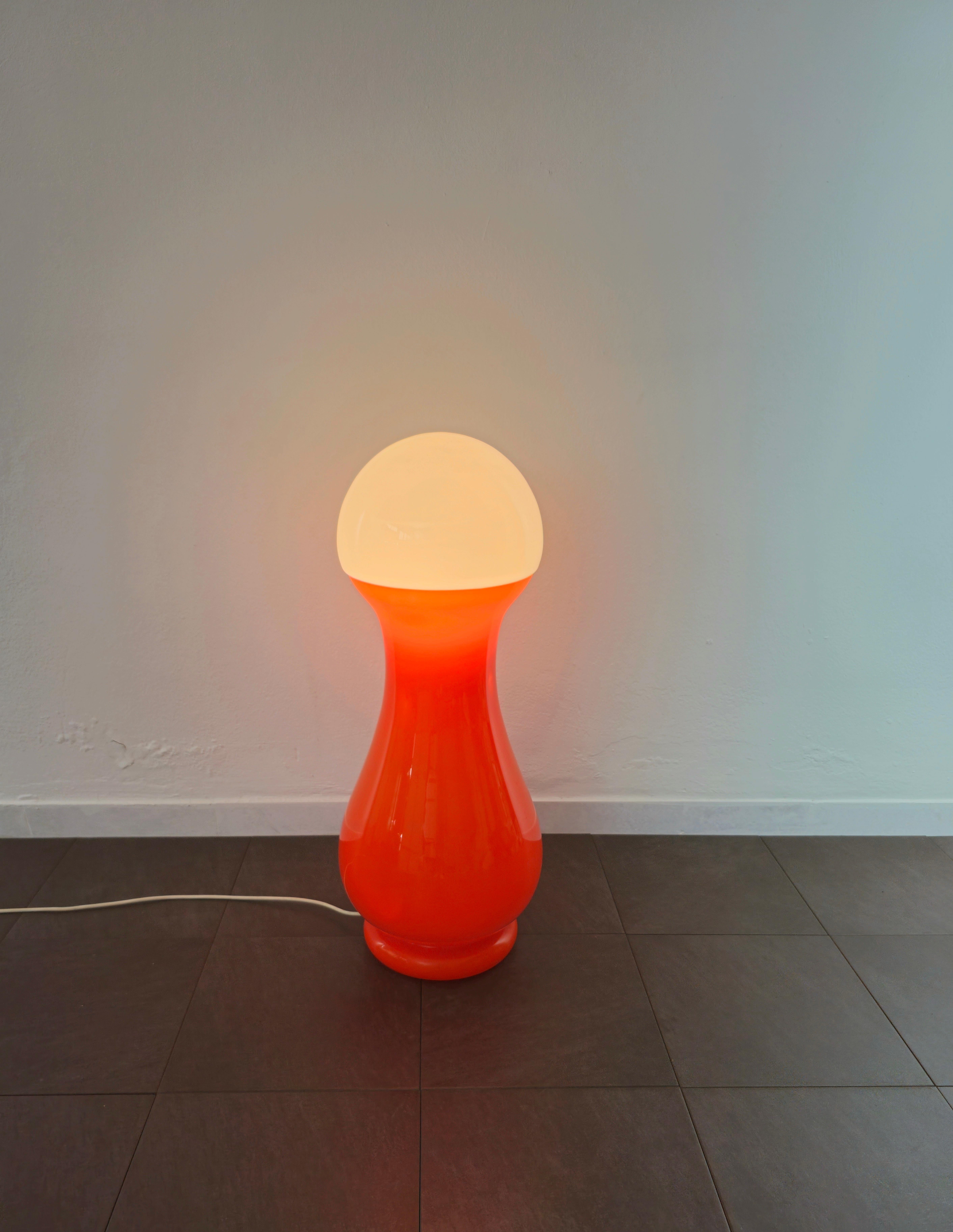 Floor Lamp Carlo Nason for Mazzega Murano Glass Midcentury Modern Italy 1970s For Sale 2