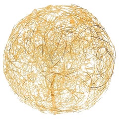 Lampada da terra Catellani & Smith Fil de Fer - Oro - Ø 70 cm 27.56 pollici