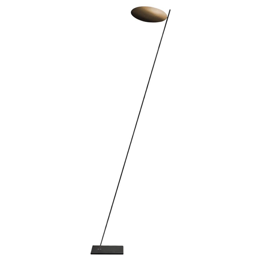 Stehleuchte Catellani
Smith Lederam F0 - Scheibe aus Messing / schwarzer Stab