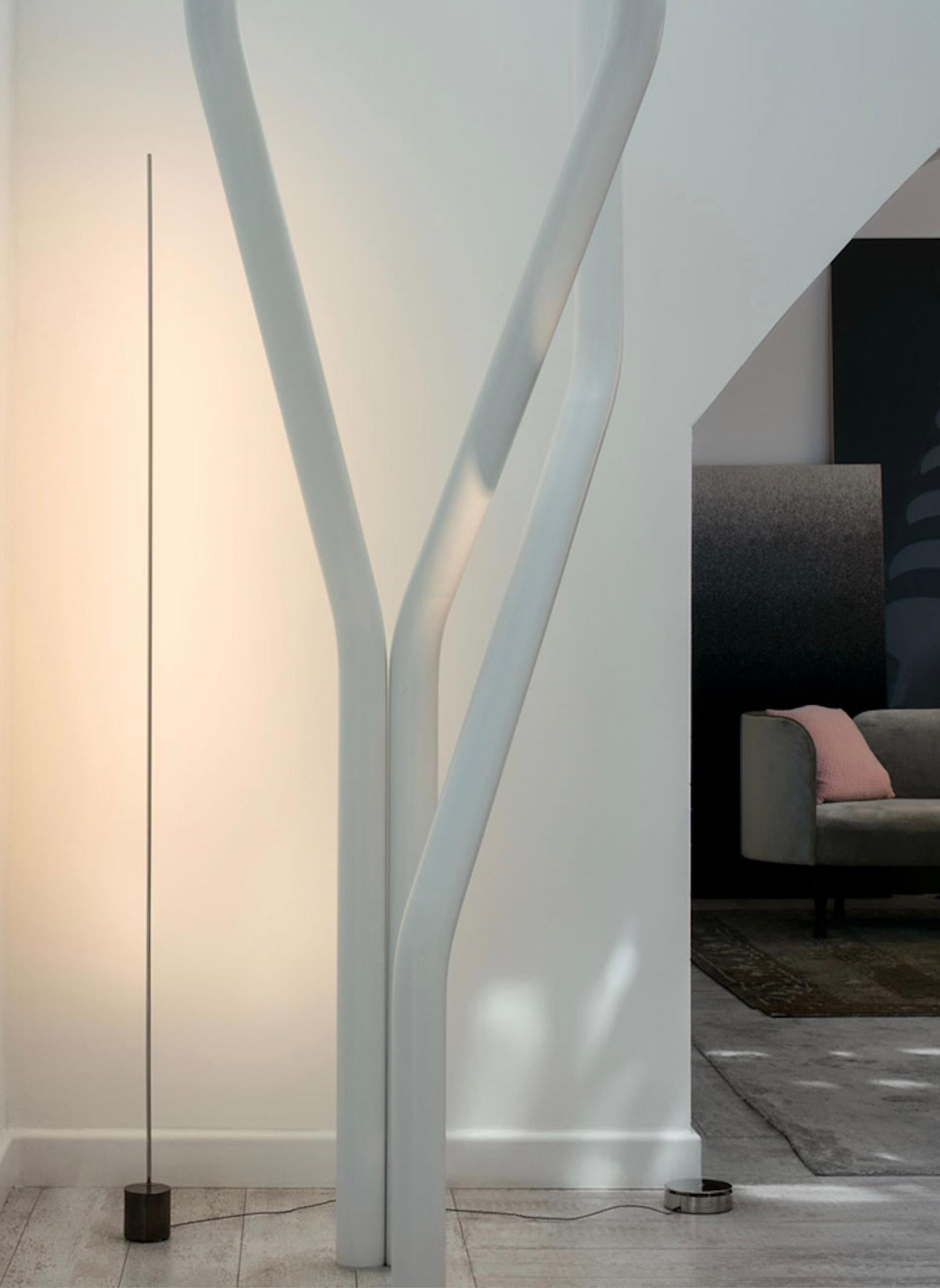 Lámpara de pie Catellani & Smith Light stick - Níquel en Nuevo estado para la venta en Alcamo, IT