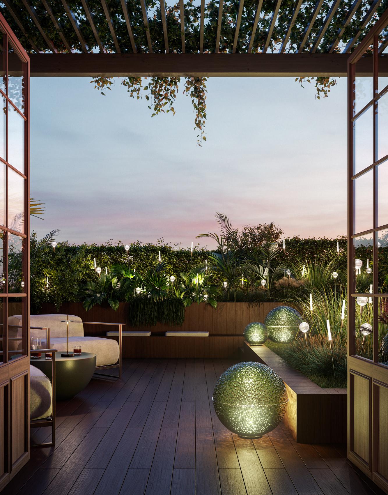 Lámpara de pie Catellani & Smith Medousê - Transparente - Ø 30 cm (11.8 in) en Nuevo estado para la venta en Alcamo, IT