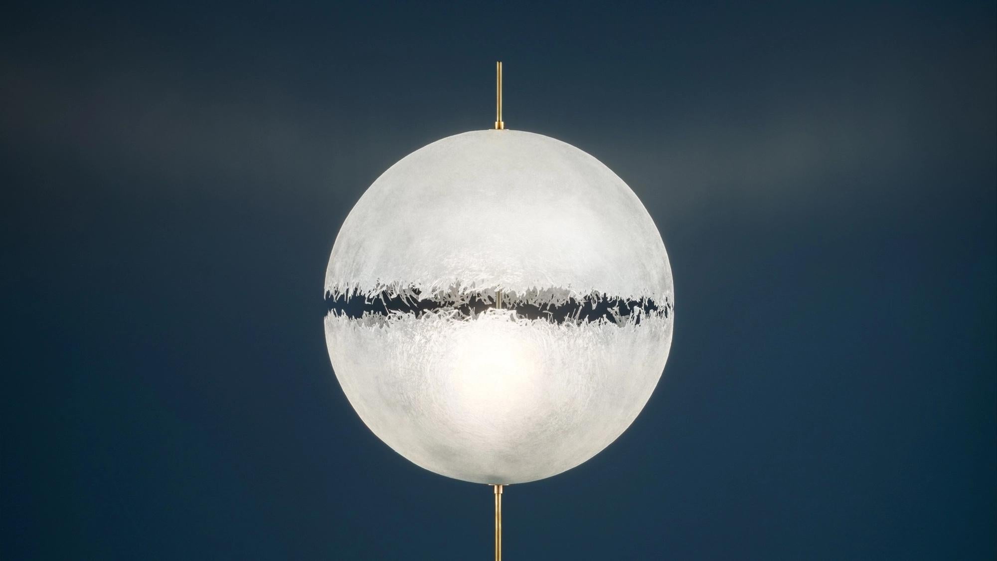 Lámpara de pie Catellani & Smith PostKrisi 64 - Latón/natural Siglo XXI y contemporáneo en venta