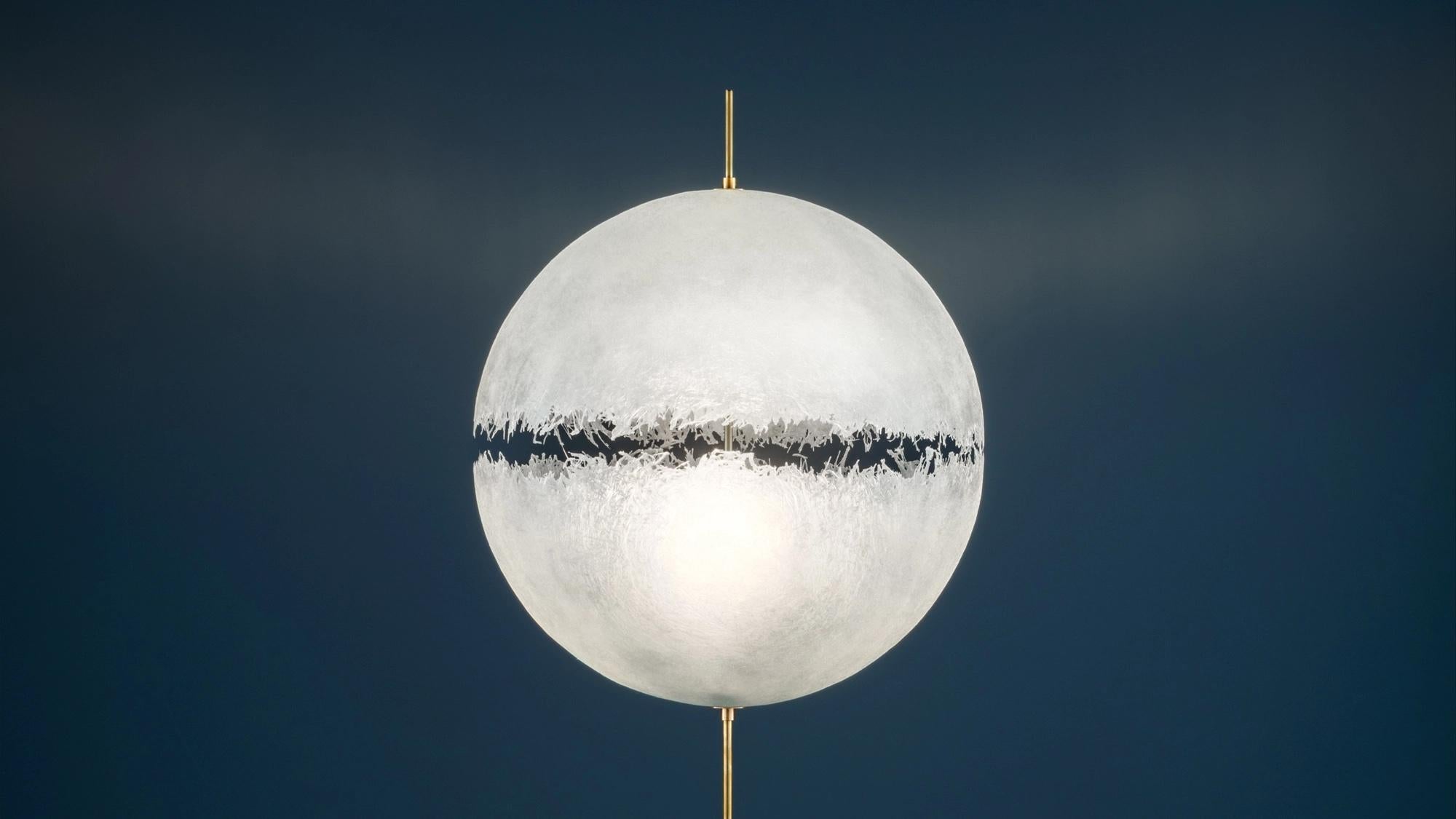 Lámpara de pie Catellani & Smith PostKrisi 64 - Latón/natural Metal en venta