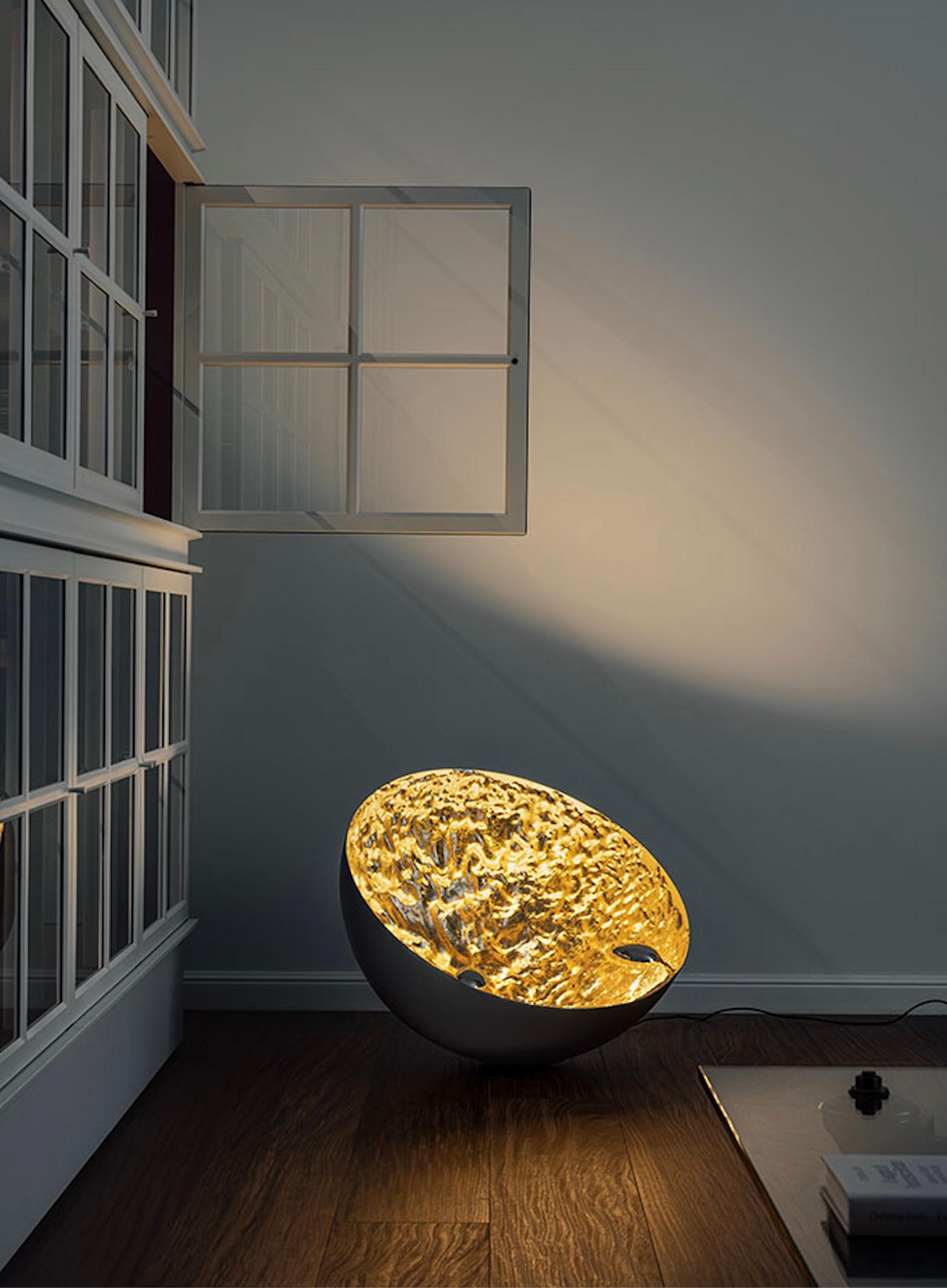 Lámpara de pie Catellani & Smith Stchu-Moon 01 - Ø 40 cm / 15,7 pulgadas Siglo XXI y contemporáneo en venta