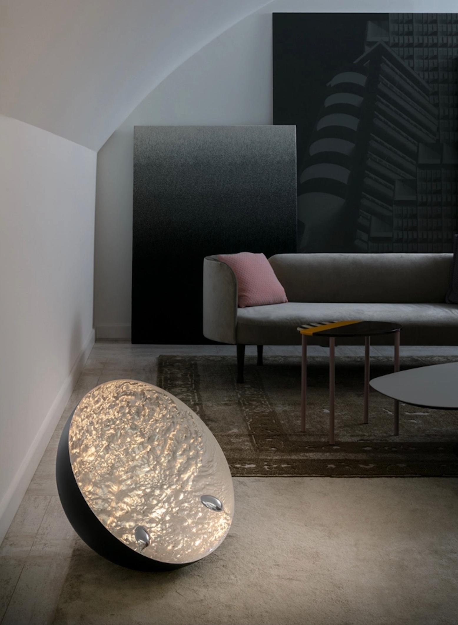 Lámpara de pie Catellani & Smith Stchu-Moon 01 - Ø 60 cm / inch Aluminio en venta