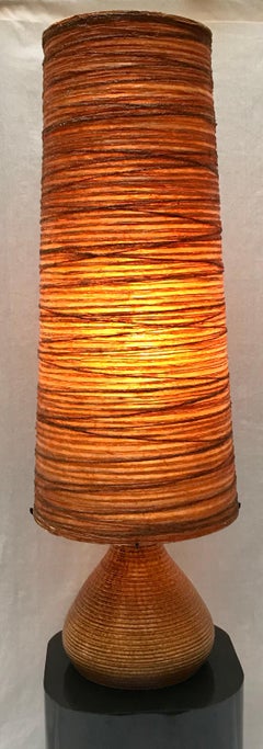 Floor Lamp Ceramic and Resin by Accolay, 1960