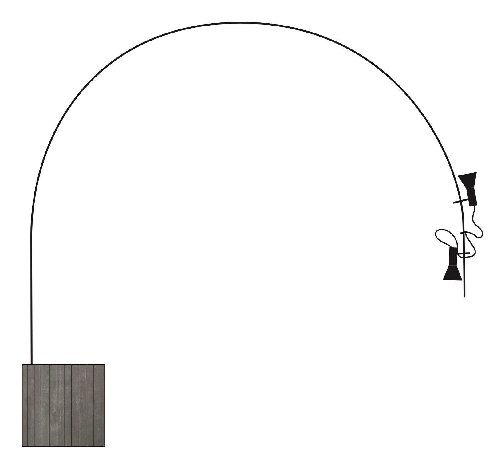 Floor lamp CG71 arco designed in 1971 by Christophe Gevers For Sale 9
