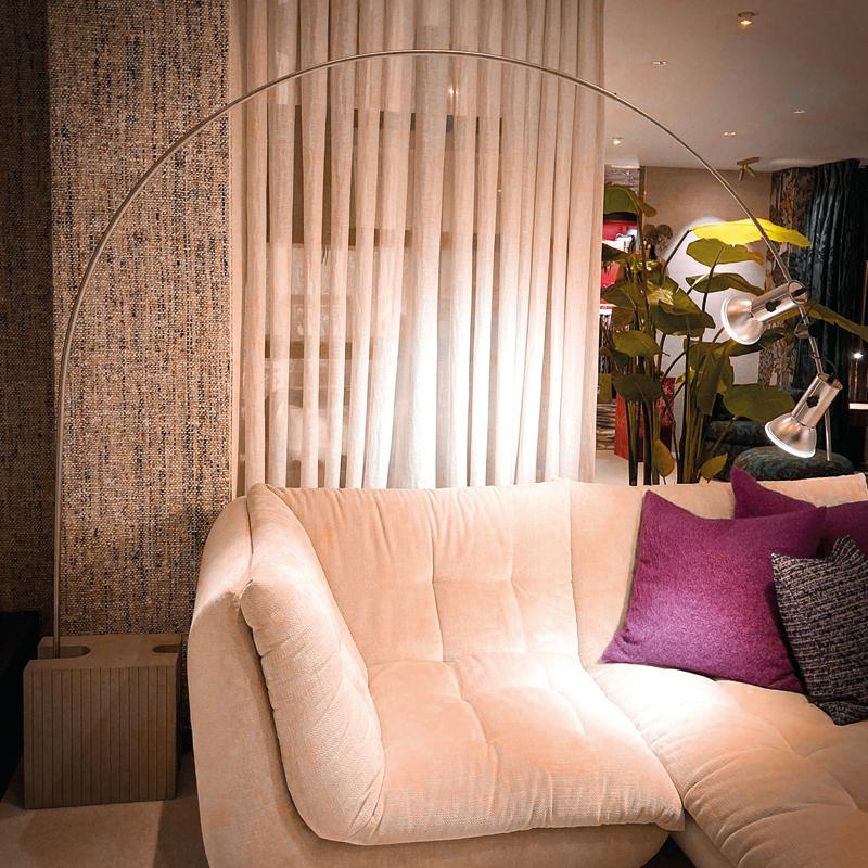 Floor lamp CG71 arco designed in 1971 by Christophe Gevers For Sale 1