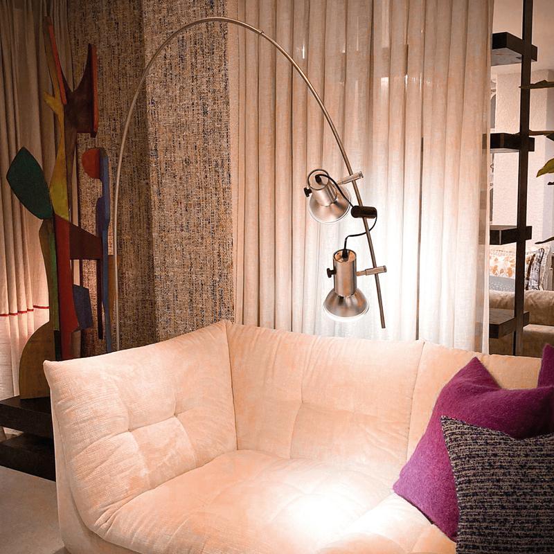 Floor lamp CG71 arco designed in 1971 by Christophe Gevers For Sale 2