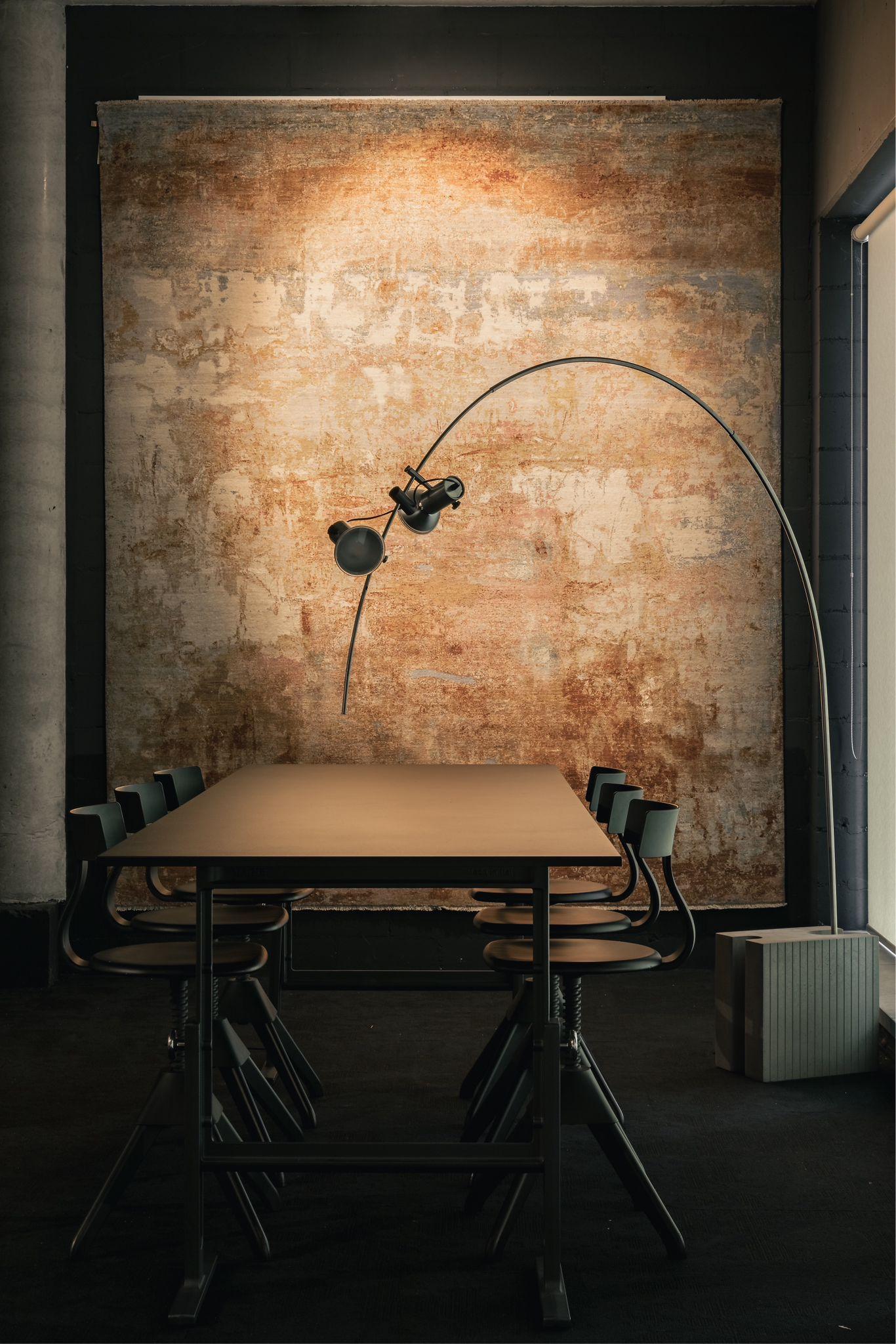 Floor lamp CG71 arco designed in 1971 by Christophe Gevers For Sale 3
