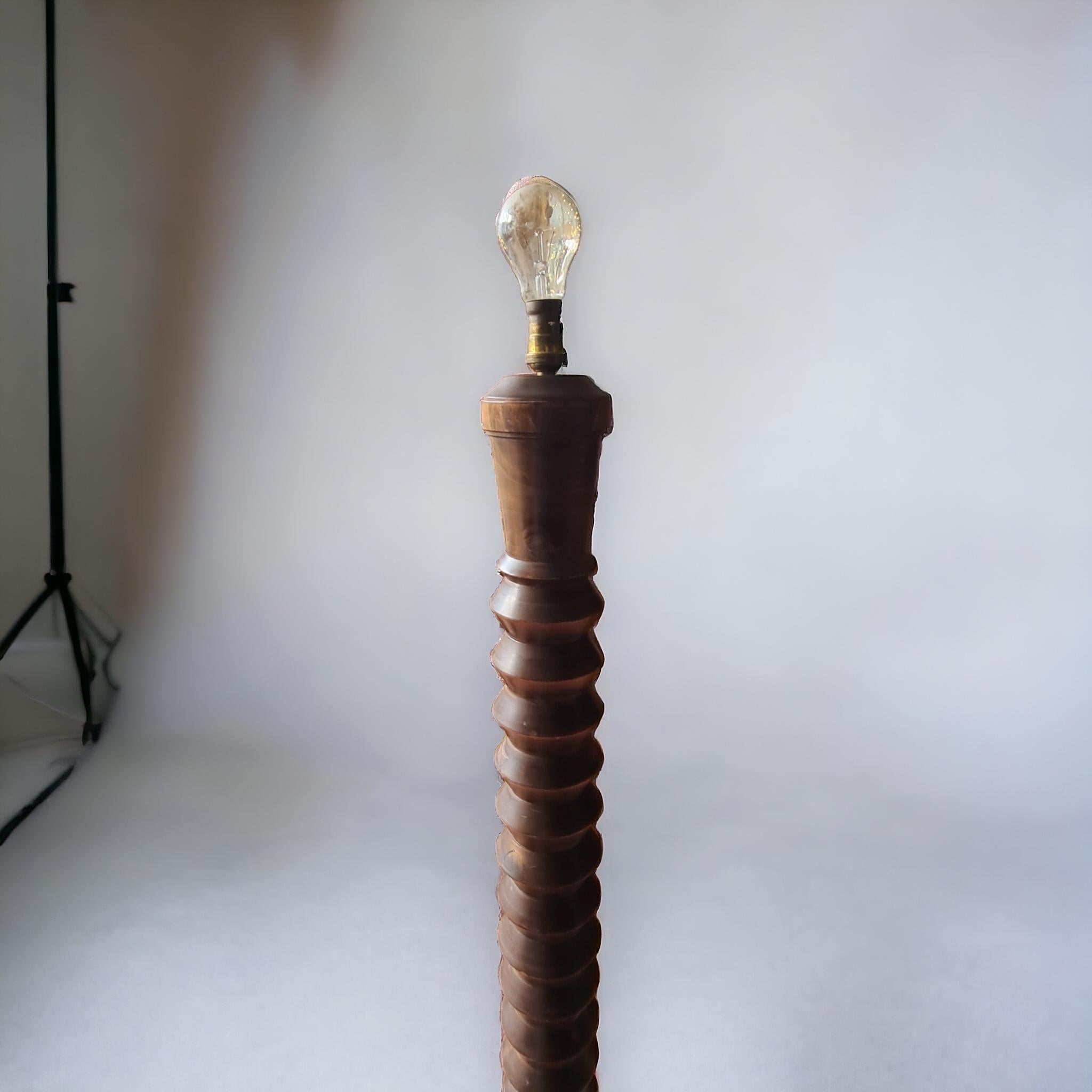 French Floor lamp Charles Dudouyt  For Sale