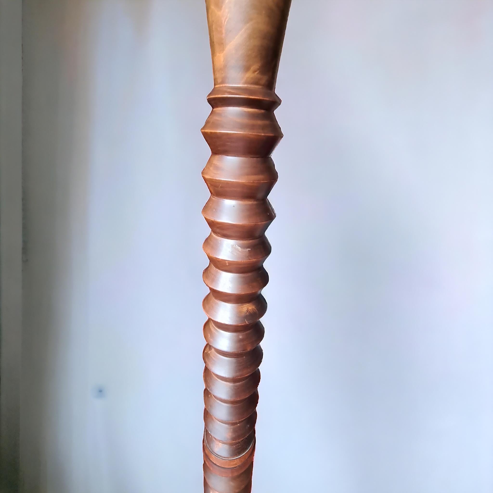 Floor lamp Charles Dudouyt  In Good Condition For Sale In TARBES, FR