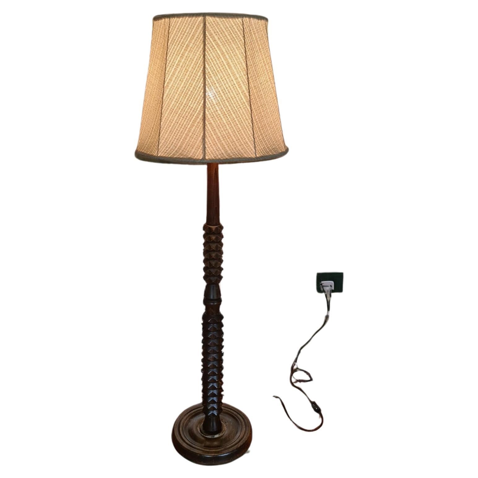 Floor lamp Charles Dudouyt For Sale