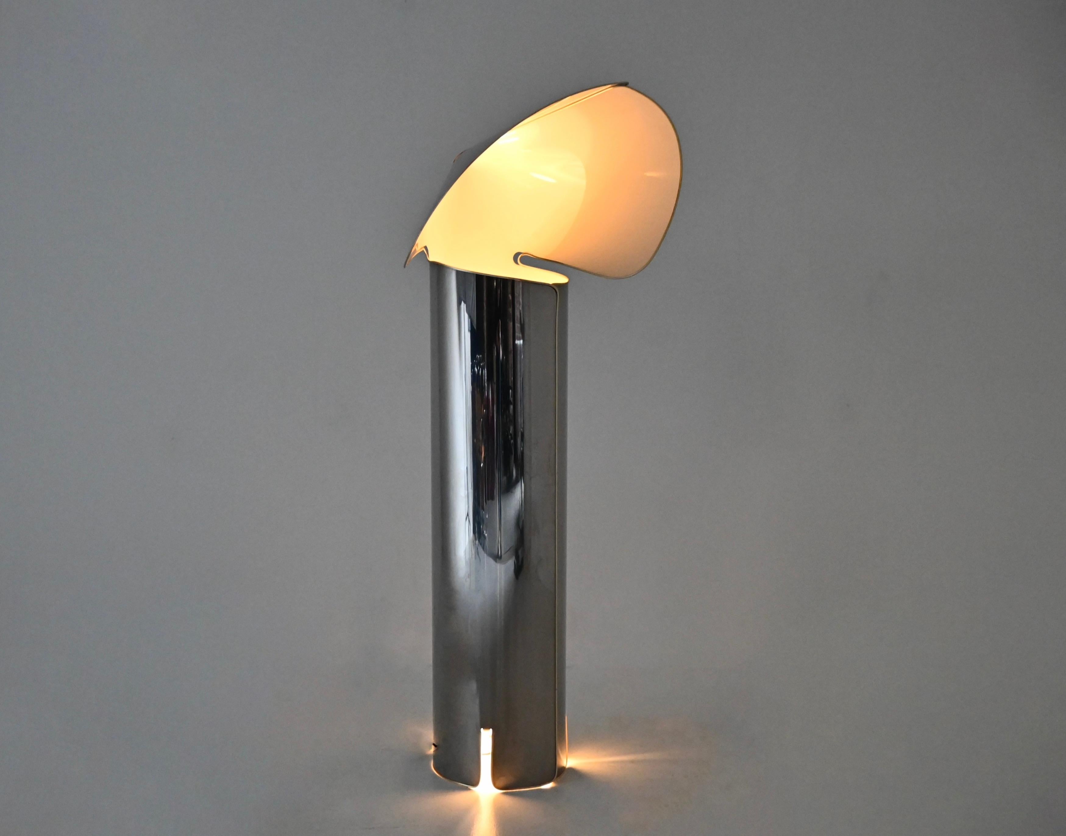 Mid-Century Modern Floor lamp «Chiara» by Mario Bellini for Flos, 1960s, 1st edition
