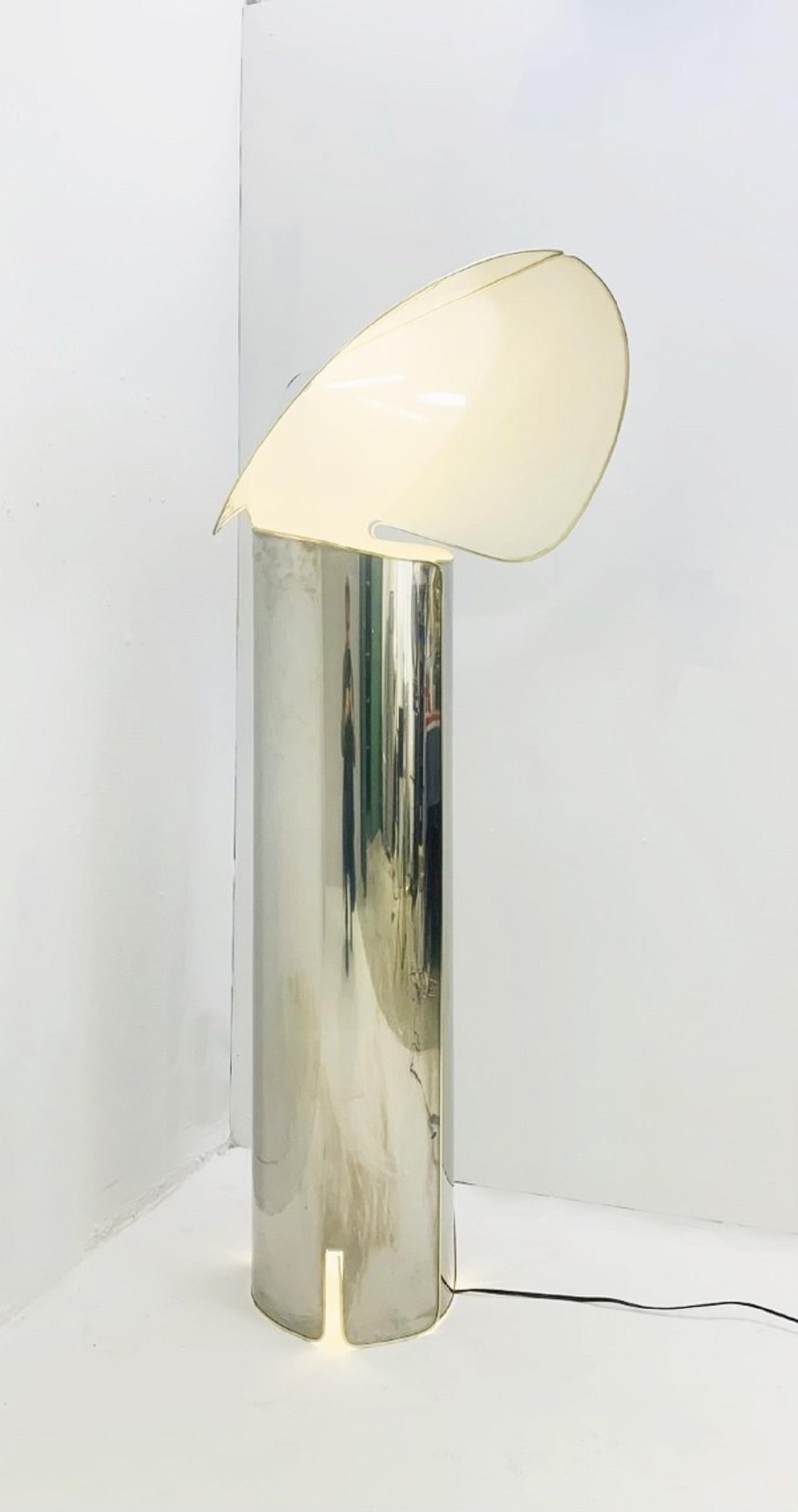 Mid-Century Modern Floor Lamp 'Chiara' by Mario Bellini for Floss, First Edition 4