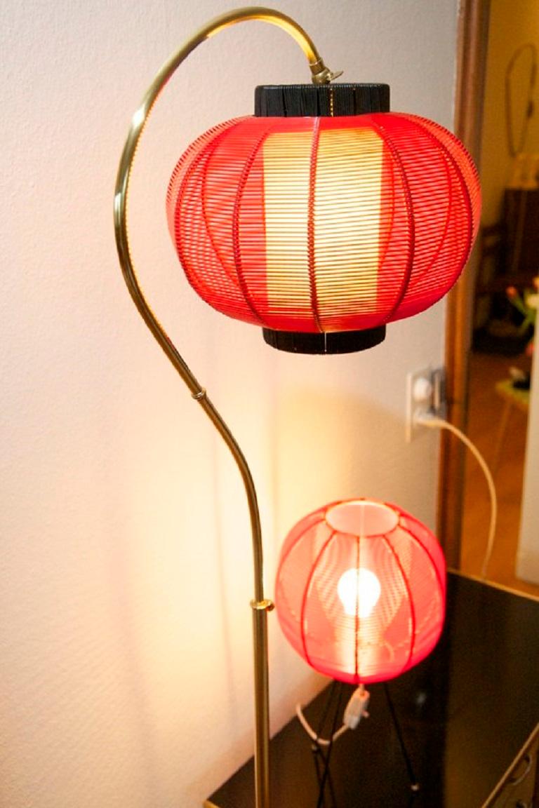 Floor Lamp China, Made in Germany, 1958 For Sale 3