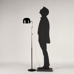 Floor Lamp Chromed Aluminum, Italy, 1960s-1970s