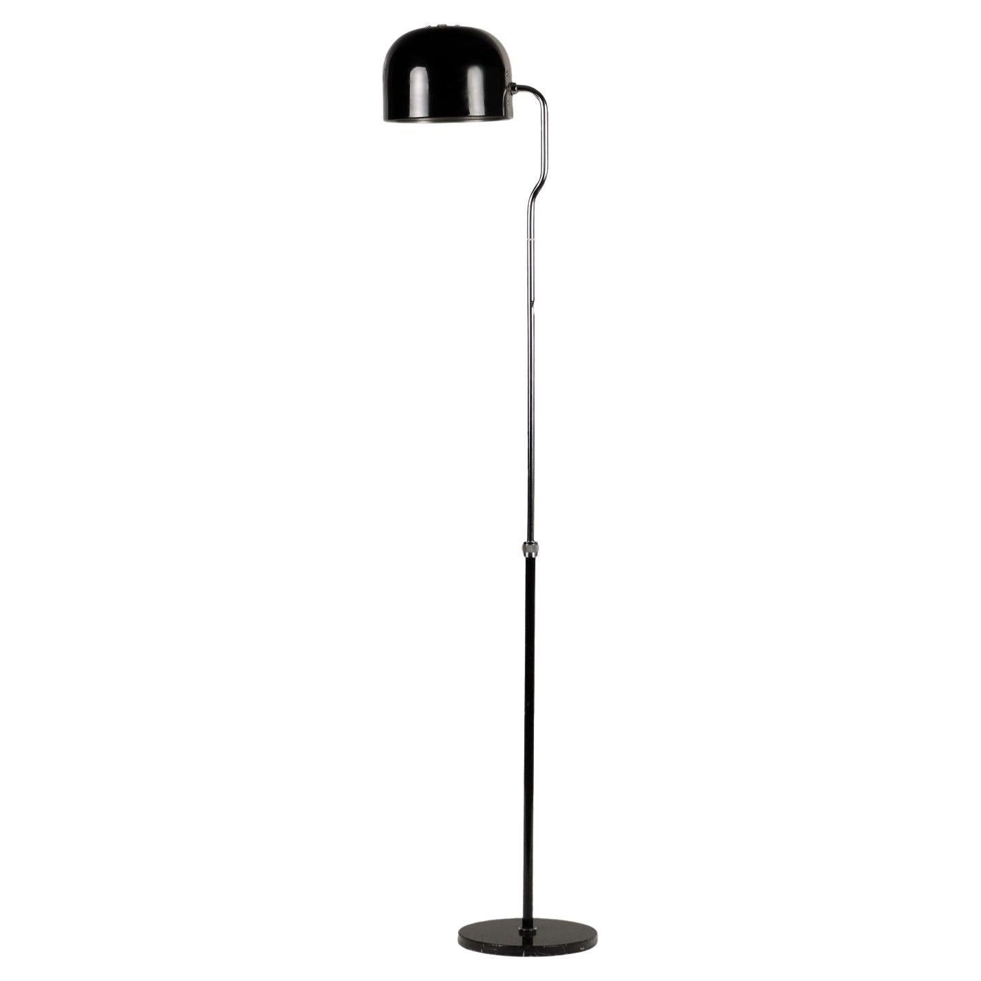 Lampadaire en aluminium chromé, Italie, années 1960-1970 en vente