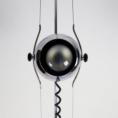Floor Lamp Chromed in the Style of Angelo Lelli
