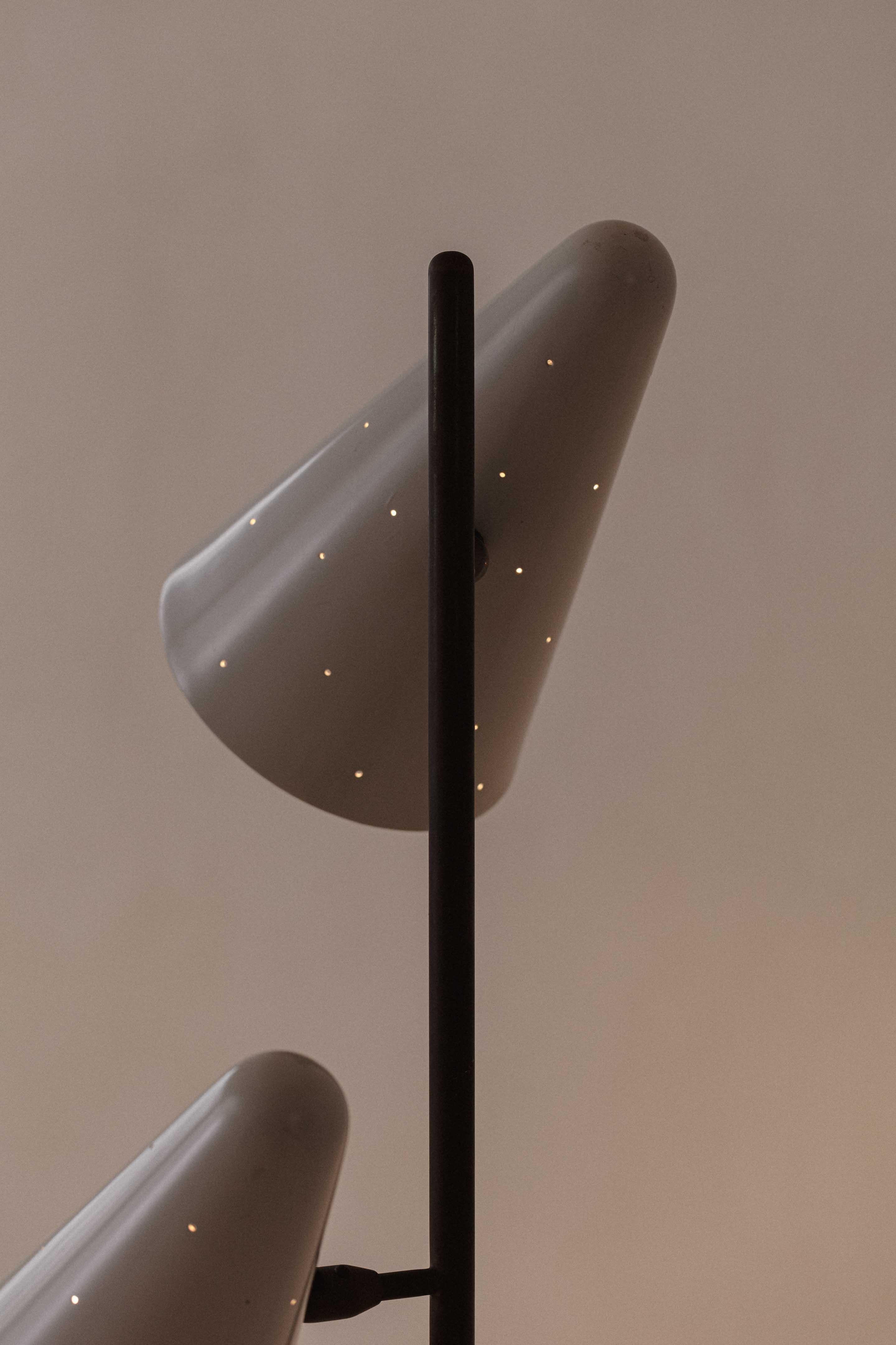 Mid-20th Century Floor Lamp, Design Attributed to Martin Eisler, Forma S.A., Brazil, 1950s For Sale