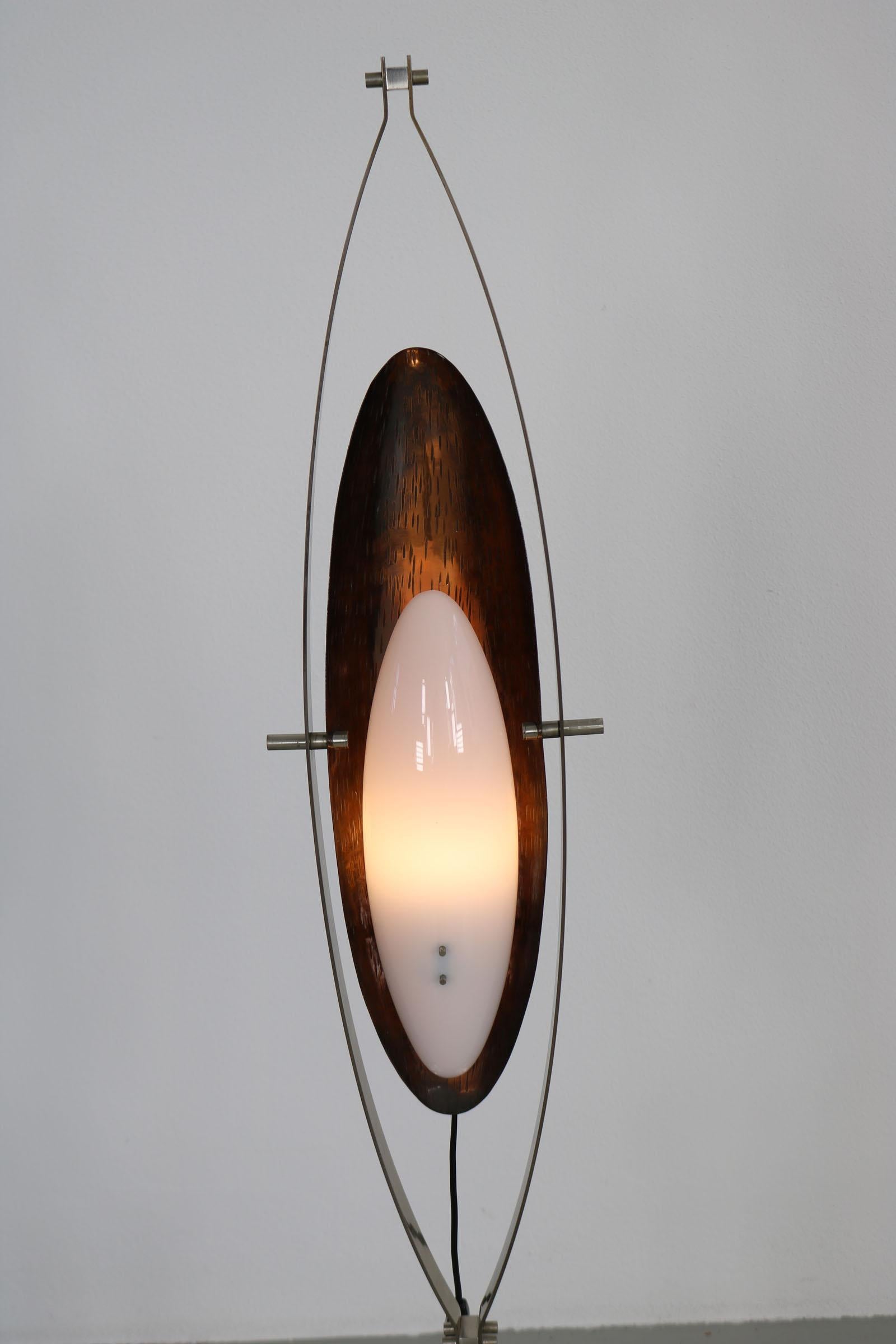 Floor Lamp, Design by Goffredo Reggiani. In Good Condition For Sale In Wolfurt, AT