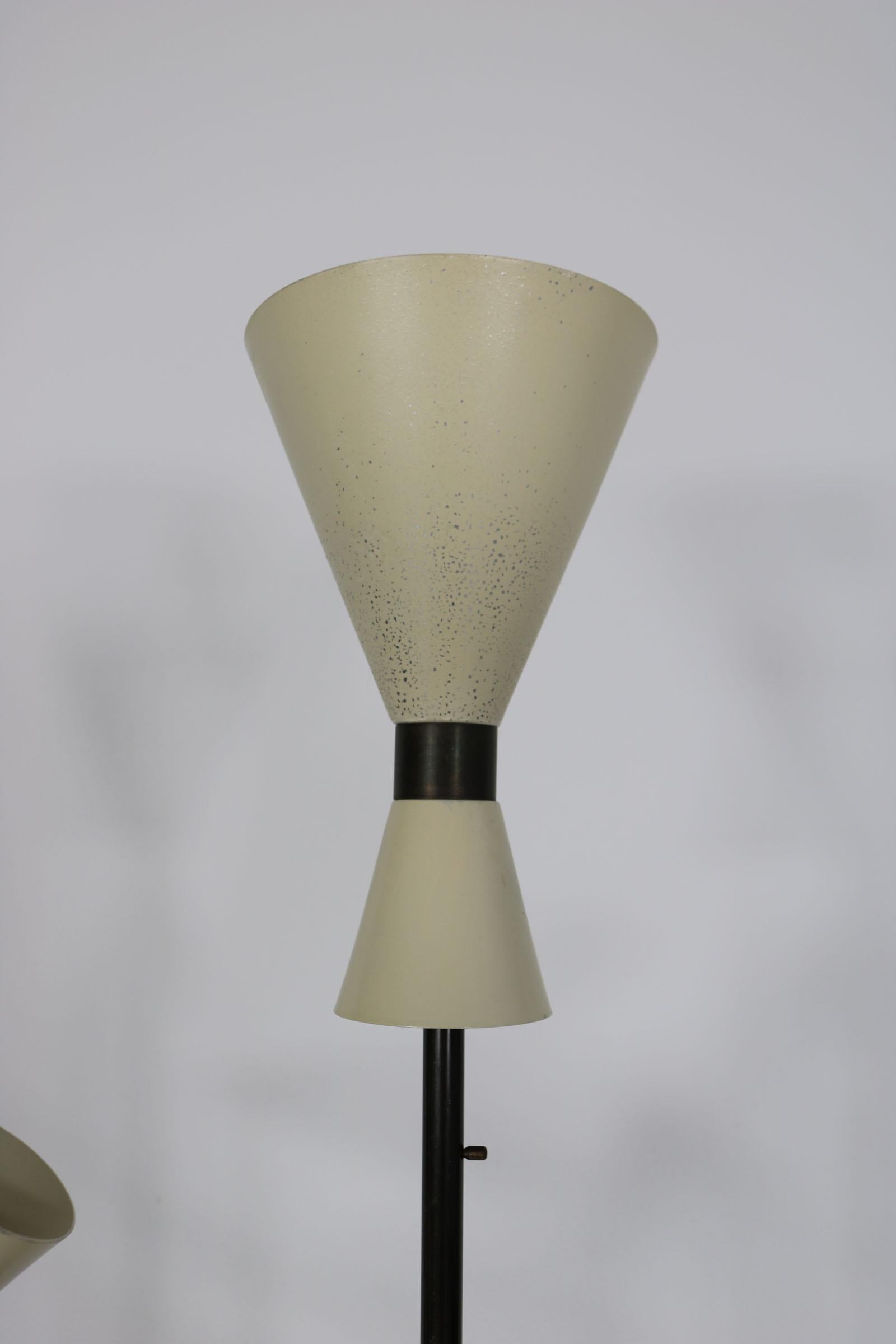  Floor Lamp - Design by J.T. Kalmar, manufactured by Kalmar, Vienna, 1950s.  7
