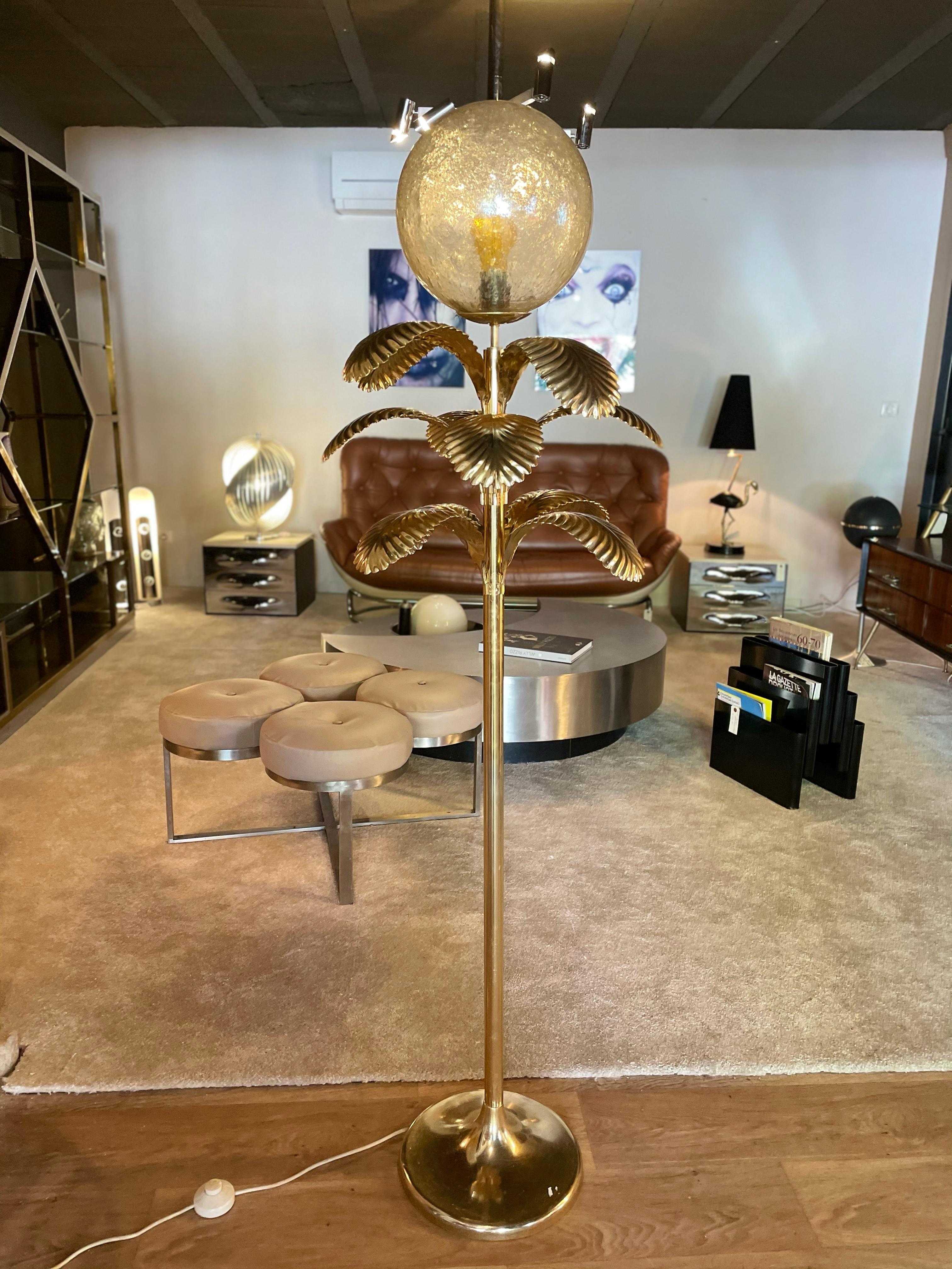 Floor lamp designed by Hans Kögl 
Excellent condition.
For an interior seventies, pop, sixties, regency, rococo, 1950, 1960, 1970, mid-century
In the style of Willy Rizzo, Knoll, Ico Parisi, Romeo Rega, Eames. Raymon Loewy, Guzzini, Joe COLOMBO,