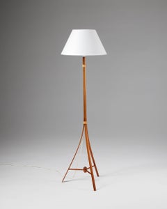 Lampada da terra disegnata da Alf Svensson per Bergboms Svezia, anni '50