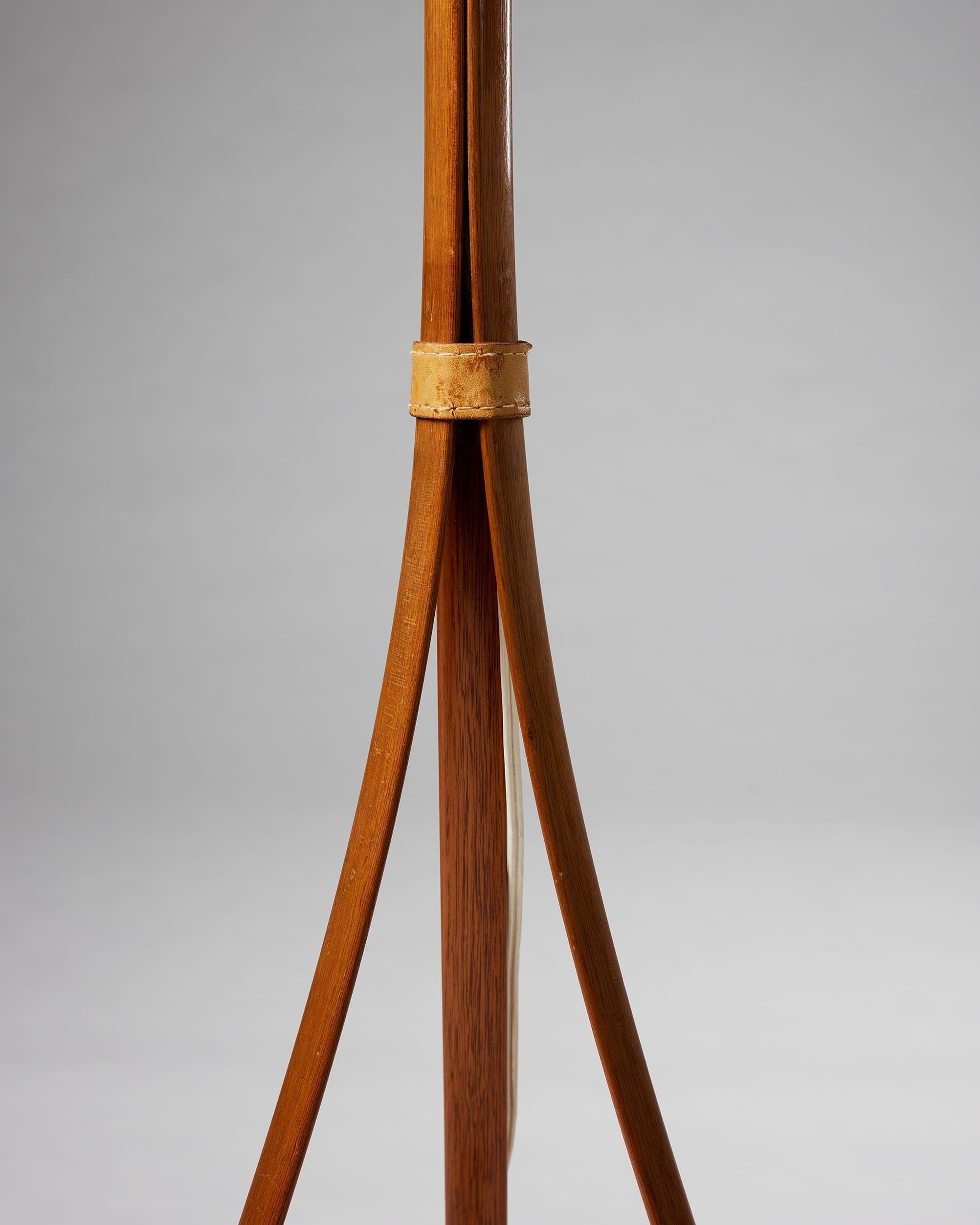 20ième siècle Lampadaire conçu par Alf Svensson pour Bergboms Suède, années 1950 en vente
