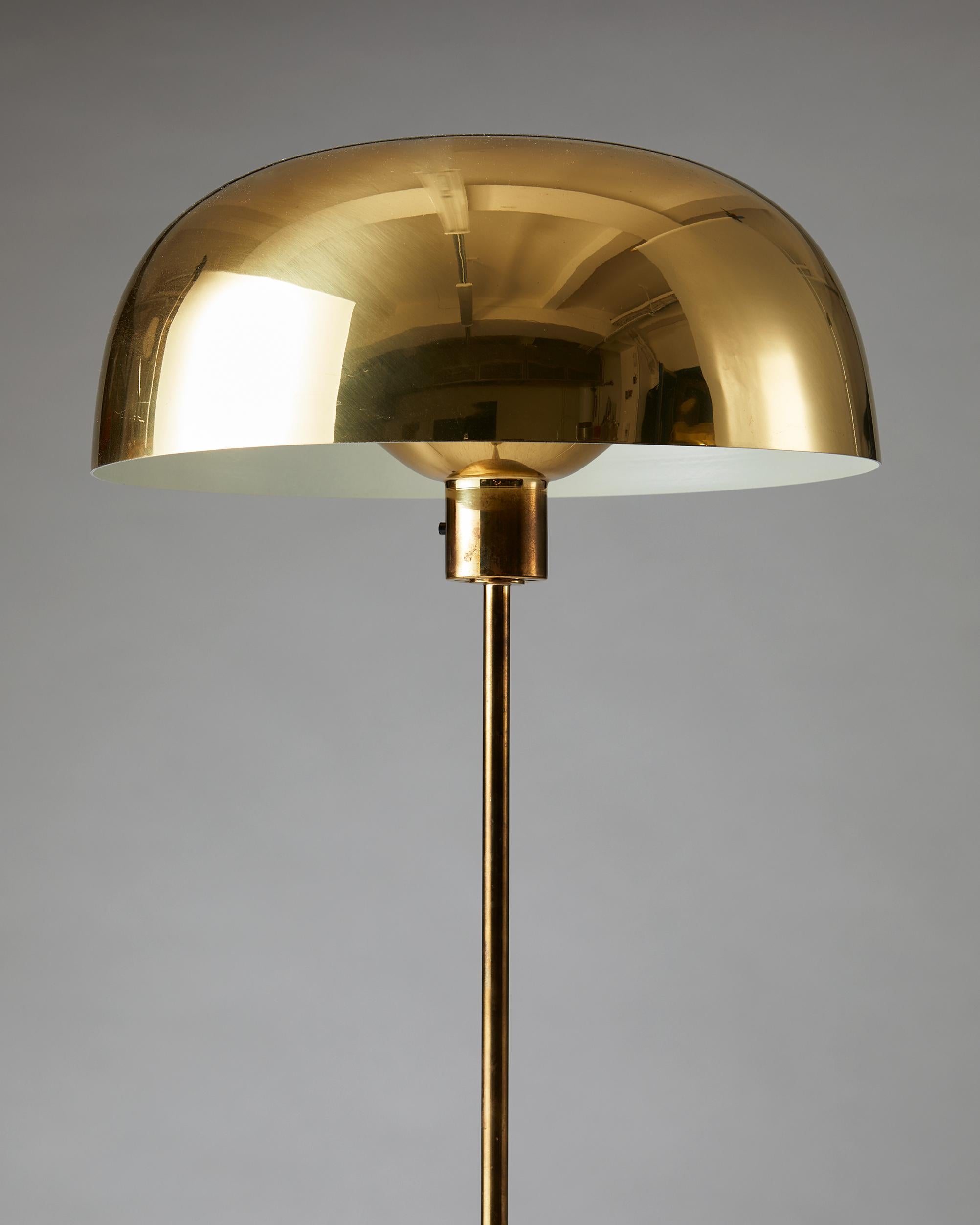 Scandinavian Modern Floor Lamp Designed by Hans-Agne Jakobsson, Sweden, 1950s