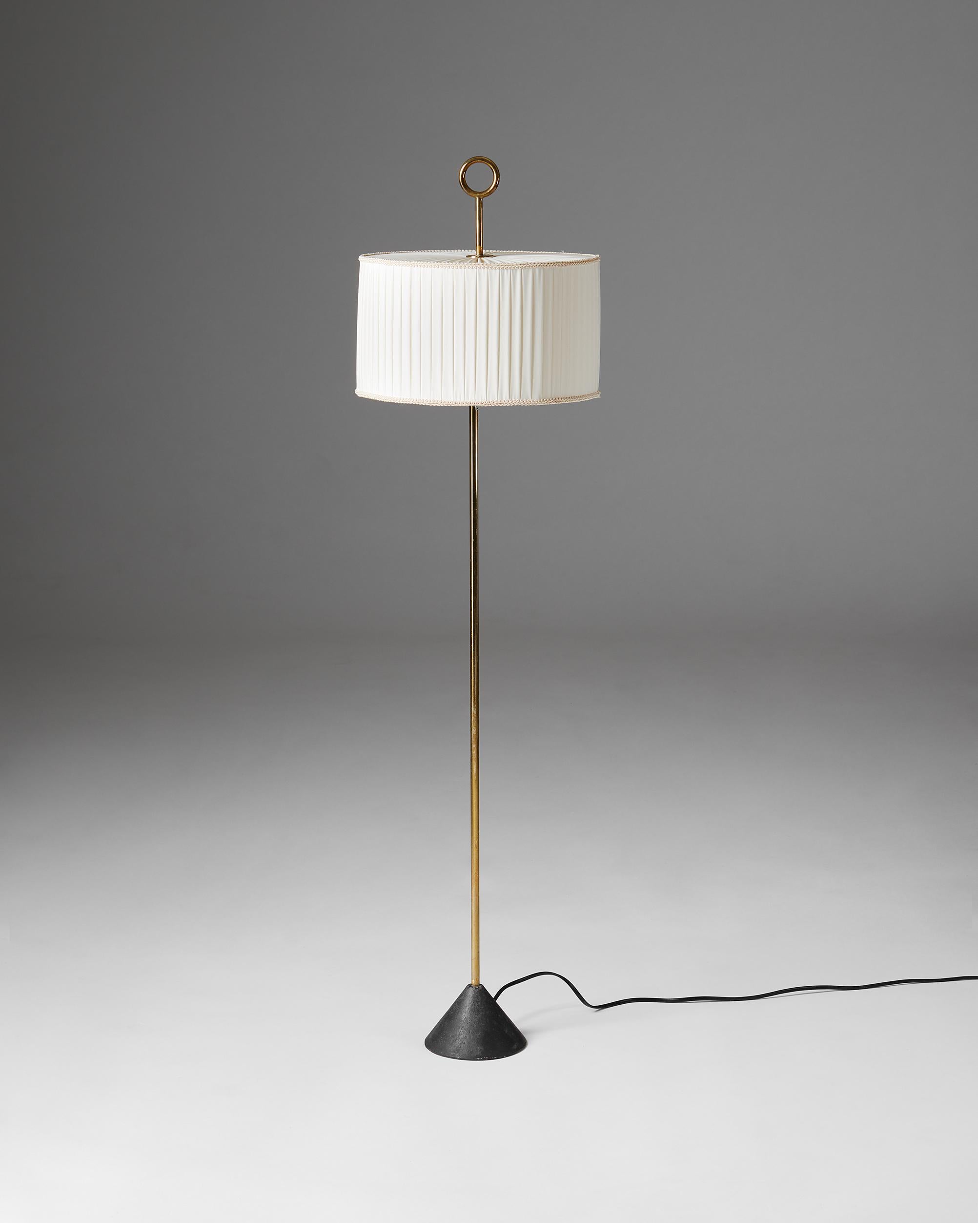 Mid-Century Modern Floor Lamp Designed by Hans-Agne Jakobsson, Sweden, 1960s