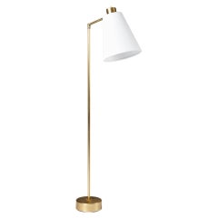 Brass Floor lamp designed by Hans Bergström for Ateljé Lyktan, Sweden, 1950s