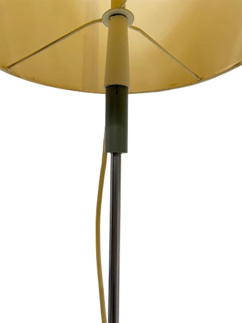 Linen Floor Lamp Designed by Hans-jörg Walter and Josef Kuntner, for Knoll Int. 1960s For Sale