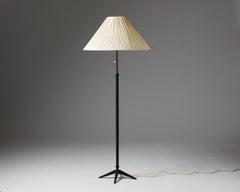 Floor Lamp, Designed by Harald Elof Notini for Böhlmarks, Sweden, 1940s
