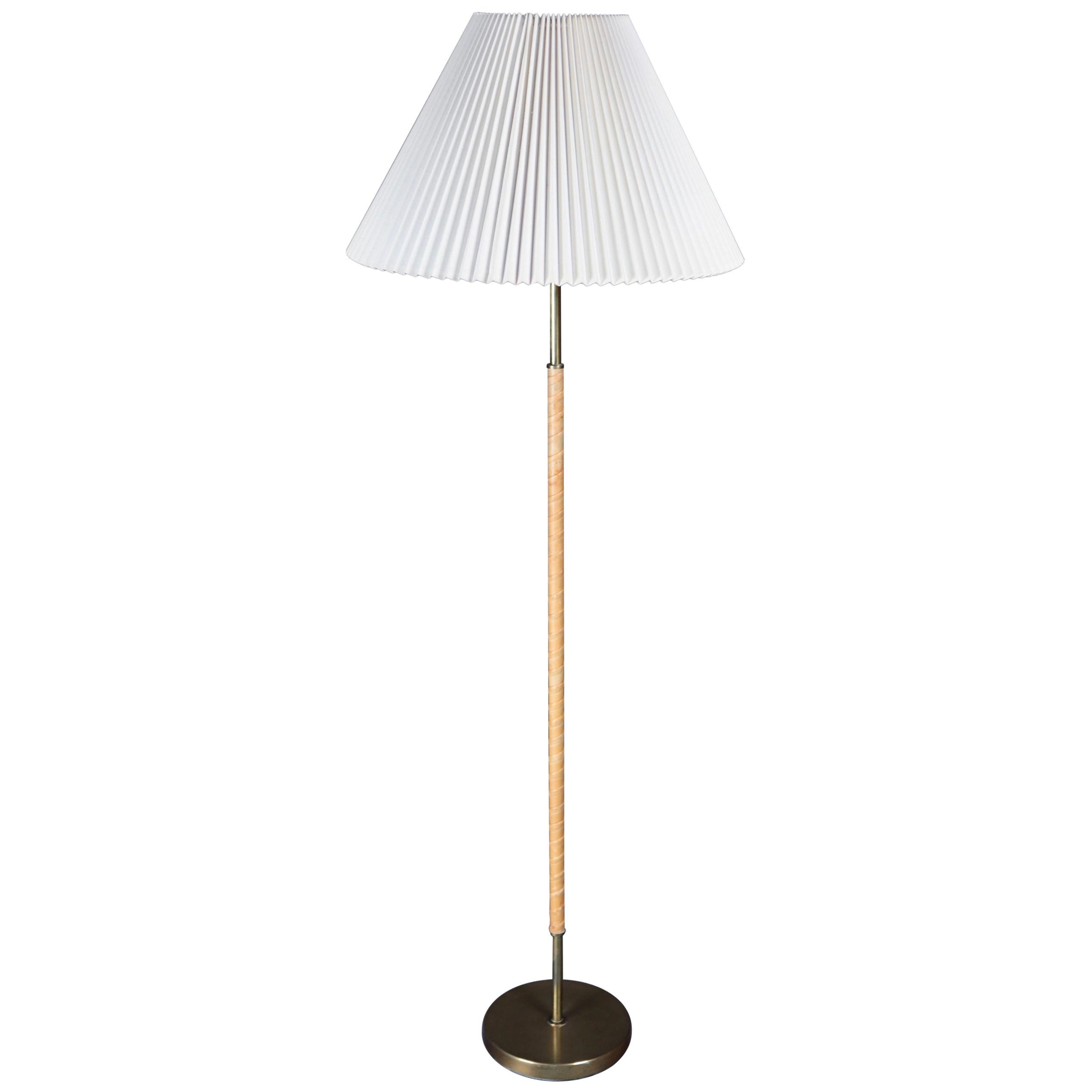 Floor Lamp Designed by Harald Elof Notini for Böhlmarks, Sweden, 1940s