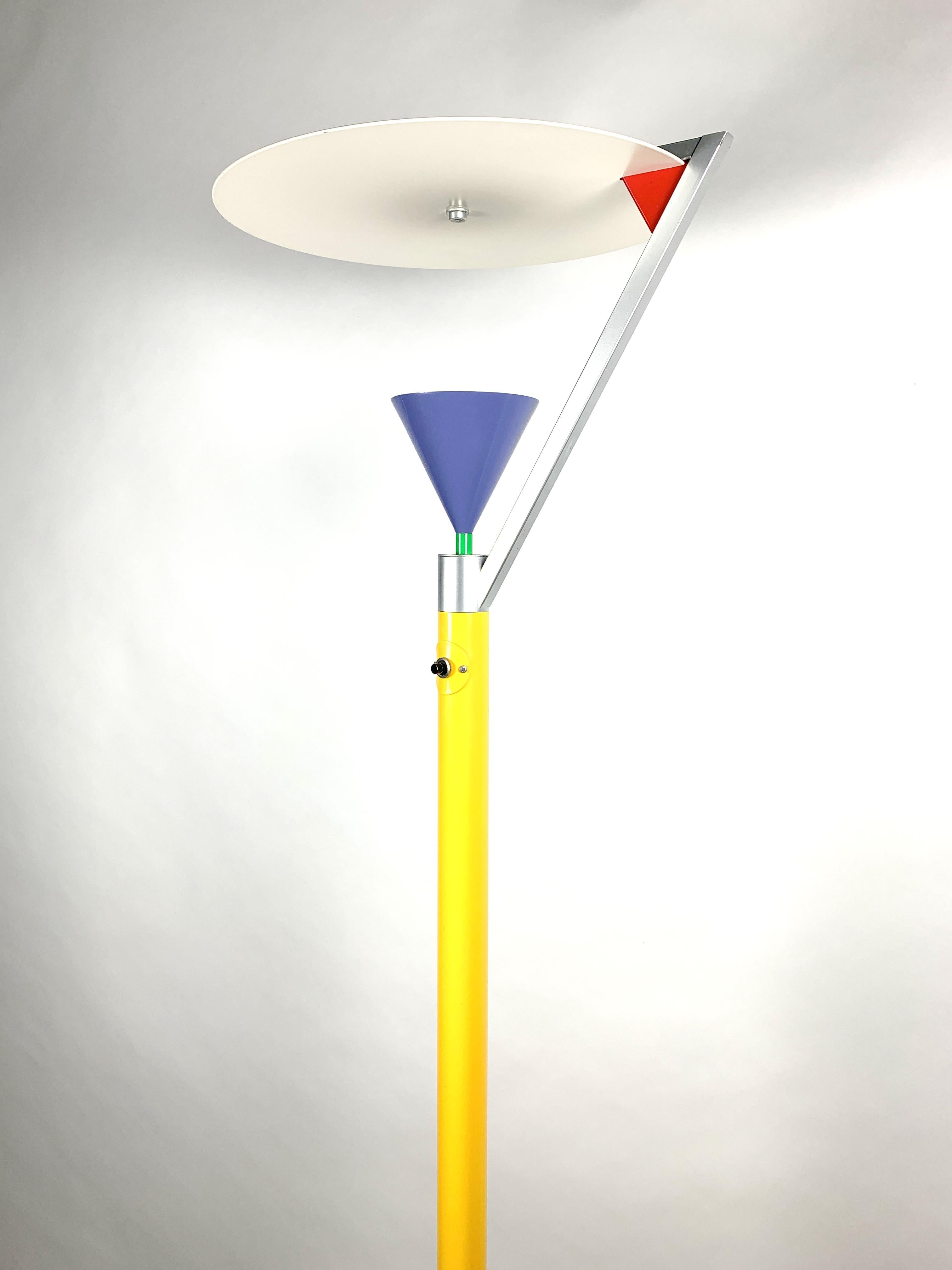 European Floor Lamp Designed by Olle Andersson for Borens, 1980s