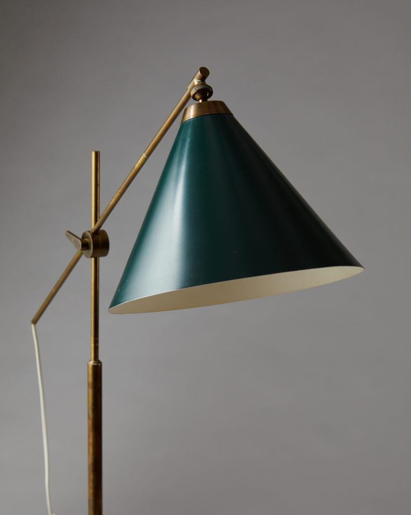 Mid-Century Modern Floor Lamp Designed by Poul Dinesen, Denmark, 1960s