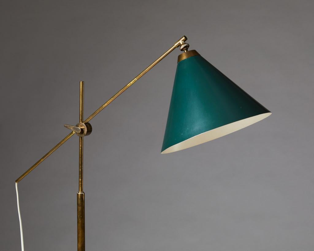 Danish Floor Lamp Designed by Poul Dinesen, Denmark, 1960s