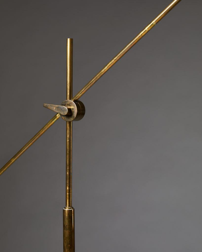 Floor Lamp Designed by Poul Dinesen, Denmark, 1960s In Good Condition In Stockholm, SE