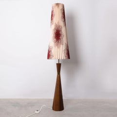 Stehlampe Diabolo in Rot und Beige von Knoll, 1970