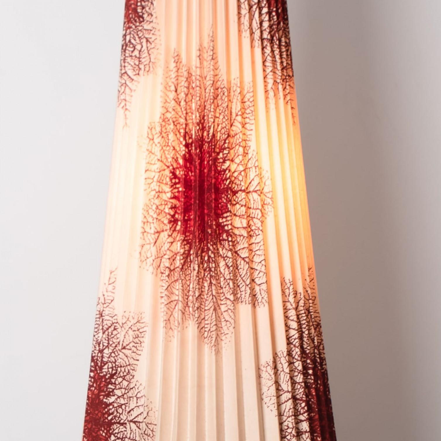Austriaco Lampada da terra Diabolo Red Beige di Knoll, 1970 in vendita