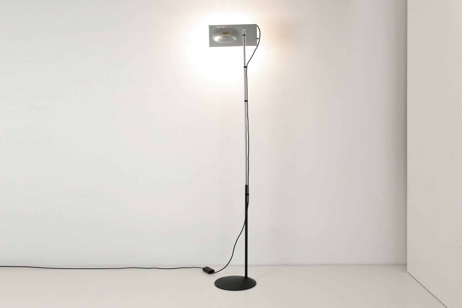Metal Floor Lamp Duna by Mario Barbaglia and Marco Colombo for Italiana Luce, 1984 For Sale