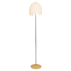 Floor Lamp Eggshell Shade, 1980s