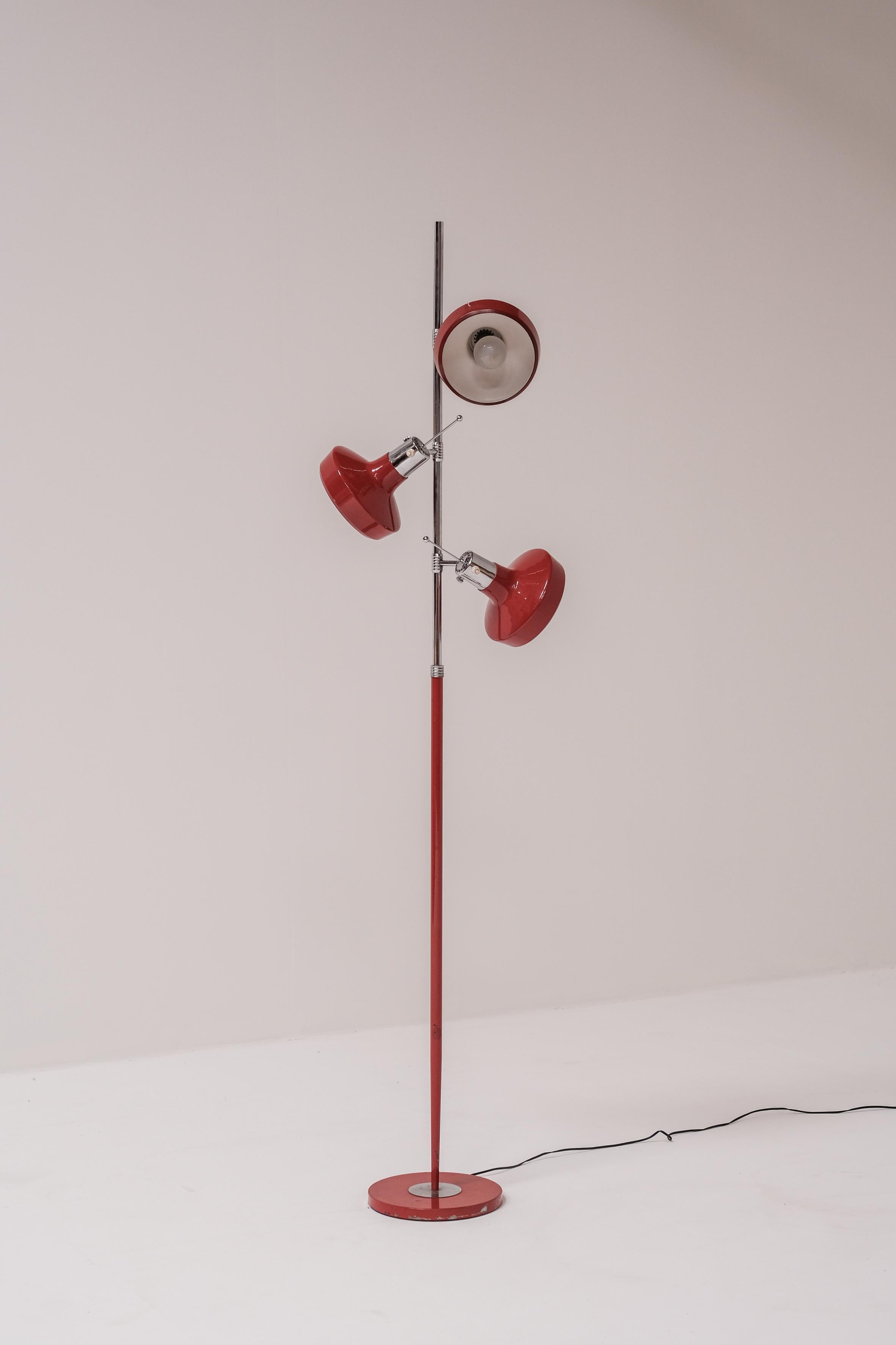 Mid-Century Modern Floor lamp Etienne Fermigier & Monix, France 1960