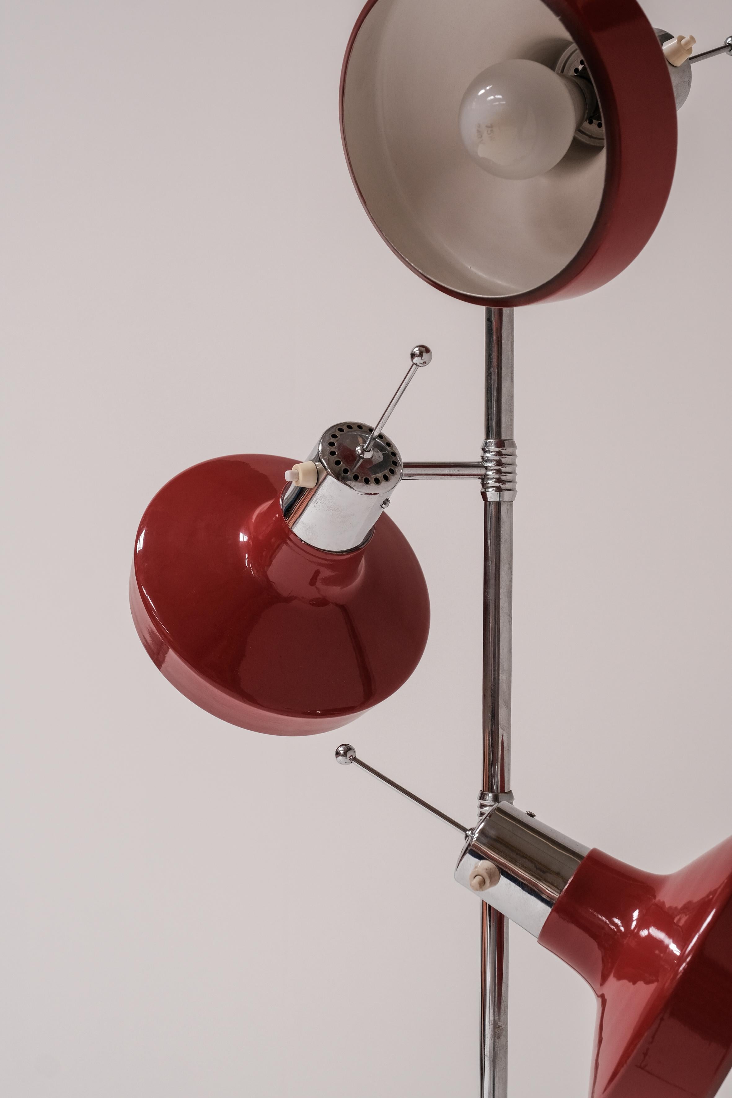 French Floor lamp Etienne Fermigier & Monix, France 1960