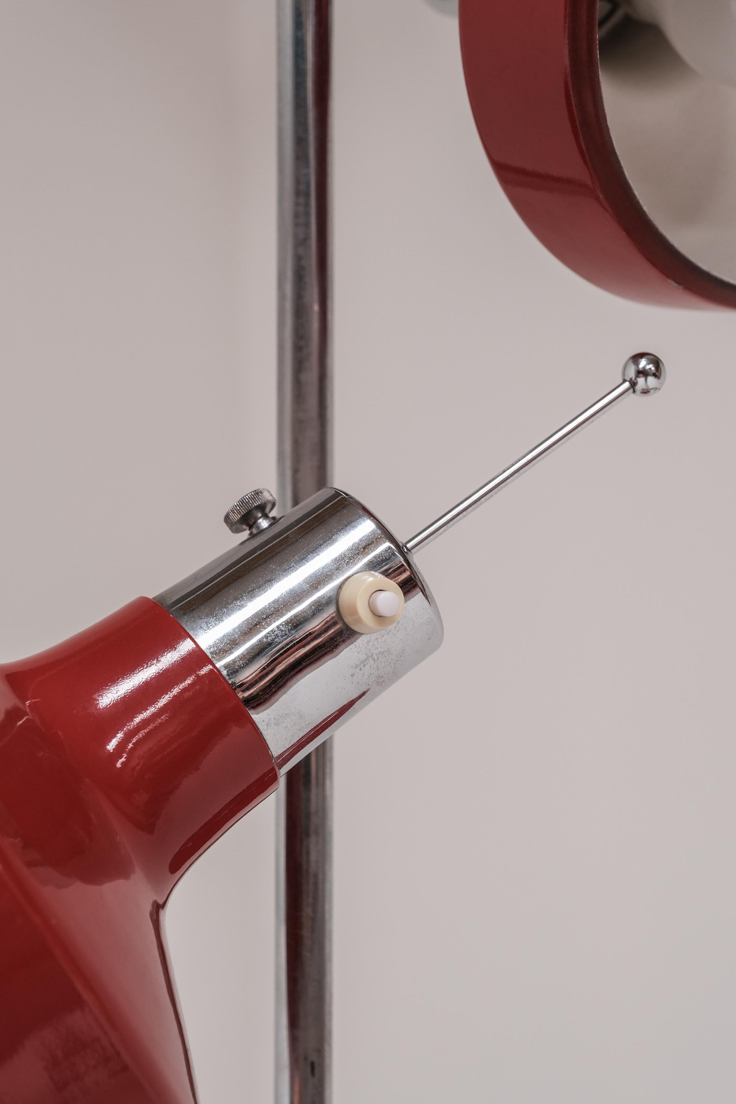 Metal Floor lamp Etienne Fermigier & Monix, France 1960